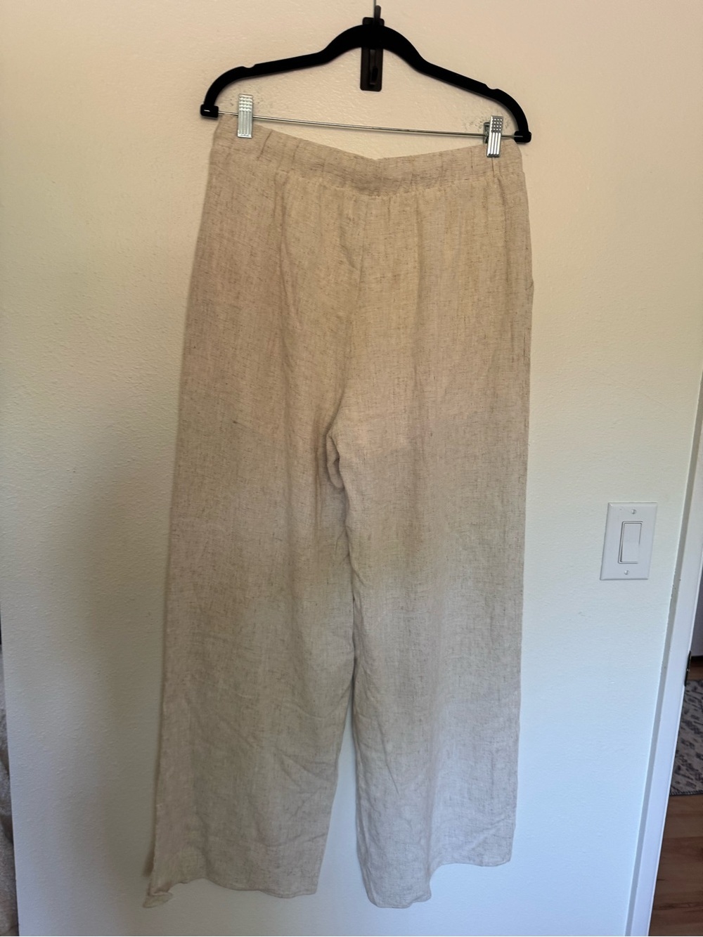 NEW Baltic Born Sparrow Linen Blend Pants Relaxed Tan Size XL NWT - Picture 8 of 8